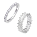 2x Dainty & Matrix Ring Set